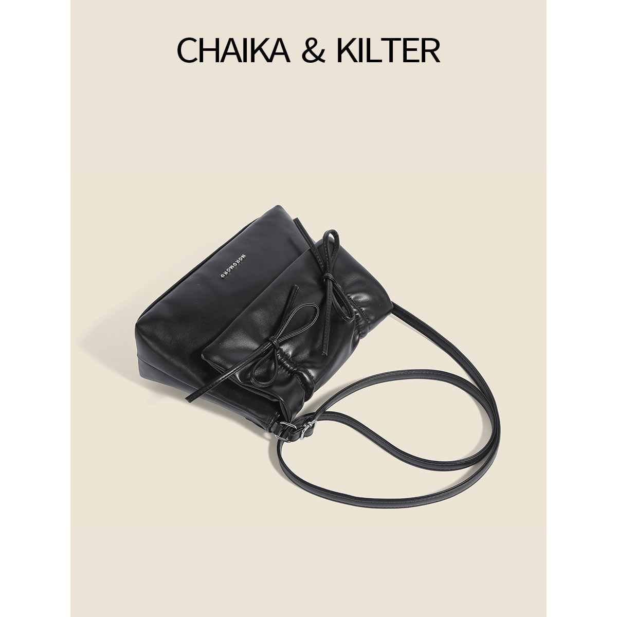 CHAIKAKILTER2025春夏新款简约蝴蝶结单肩手机包包女大容量小方包,淘宝优惠券,粉丝福利购,淘宝优惠卷