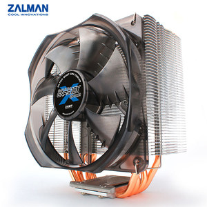 ZALMAN CPU散热器铜质四/五热管AMD台式电脑cpu散热智能静音风扇