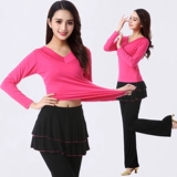 Демисезонный лонгслив, футболка, костюм, спортивная одежда, V-образный вырез, большой размер