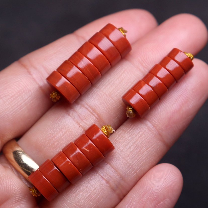 南红隔片 直切南红隔片隔珠星月配饰猴头隔片满色满肉,淘宝优惠券,粉丝福利购,淘宝优惠卷