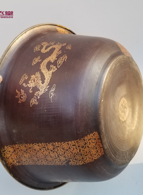 中式风复古礼品铜盆