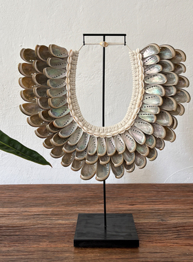 玄关ins风手工贝壳装饰摆件