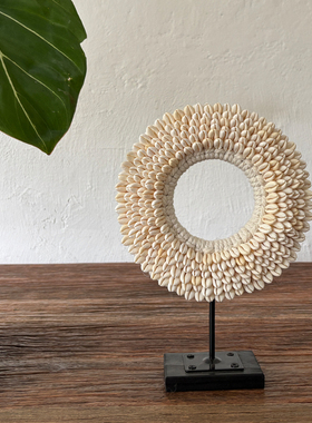 天然手工贝壳桌面摆件