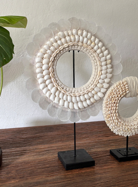 北欧风天然贝壳创意装饰摆件