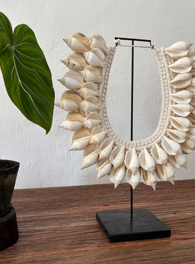 白月光简约风贝壳摆件