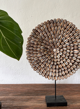 天然贝壳手工家居装饰摆件