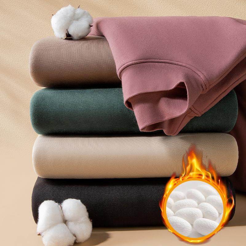 蚕丝保暖内衣女士加绒加厚东北零下内搭半高领打底衫三层上衣冬季,淘宝优惠券,粉丝福利购,淘宝优惠卷