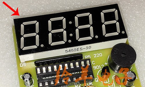 四位数字电子时钟 数码管显示diy电子制作套件 实验组装趣味焊接 - 图2