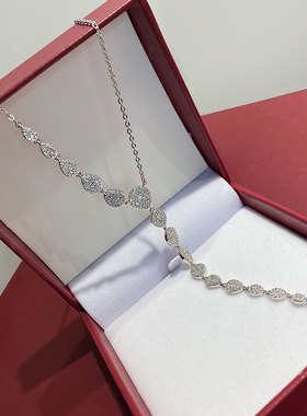 欧美性感网红长款吊坠V字锁骨链Y形项链小众气质可调节奢华毛衣链