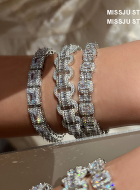 琚小姐大锁链条手链女