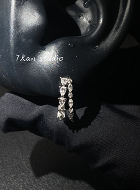 7 RanStudio 双层耳扣耳蜗扣 百搭氛围感少女内径约12mm耳圈彩色