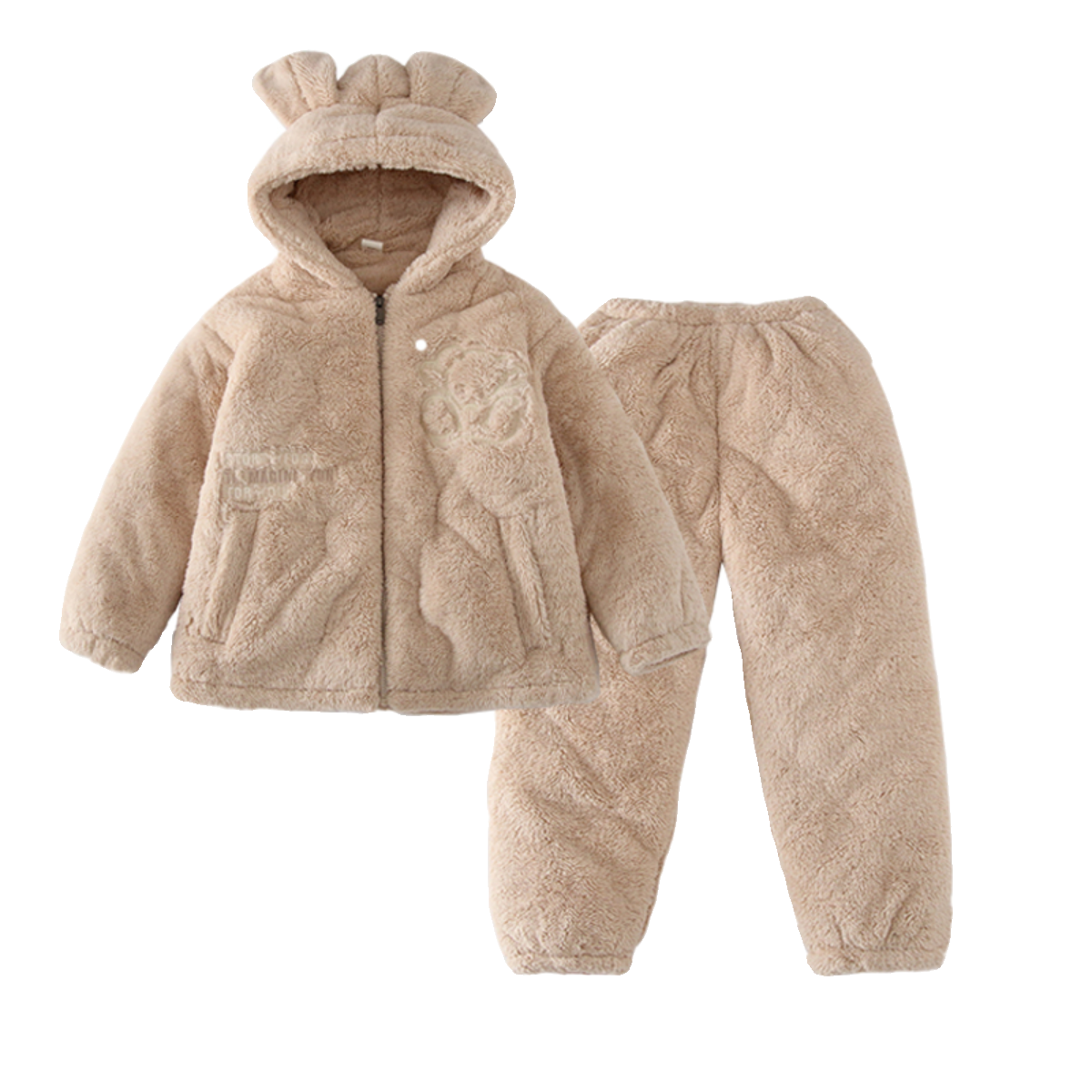 女童冬季三层加厚珊瑚绒夹棉家居服中大儿童小女孩亲子保暖睡衣套,淘宝优惠券,粉丝福利购,淘宝优惠卷