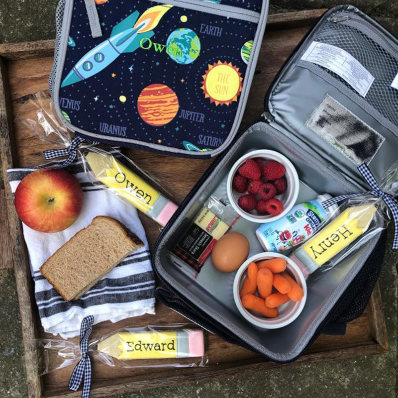 Pottery barn kids男女儿童小学生防水午餐包手提便当包保温包袋,淘宝优惠券,粉丝福利购,淘宝优惠卷