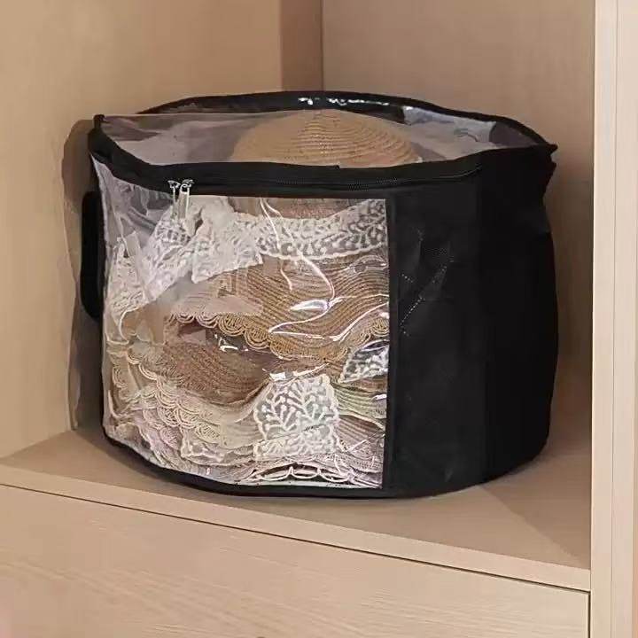 帽子收纳袋礼帽渔夫帽收纳包大檐太阳帽收纳便携防压防尘收纳神器,淘宝优惠券,粉丝福利购,淘宝优惠卷