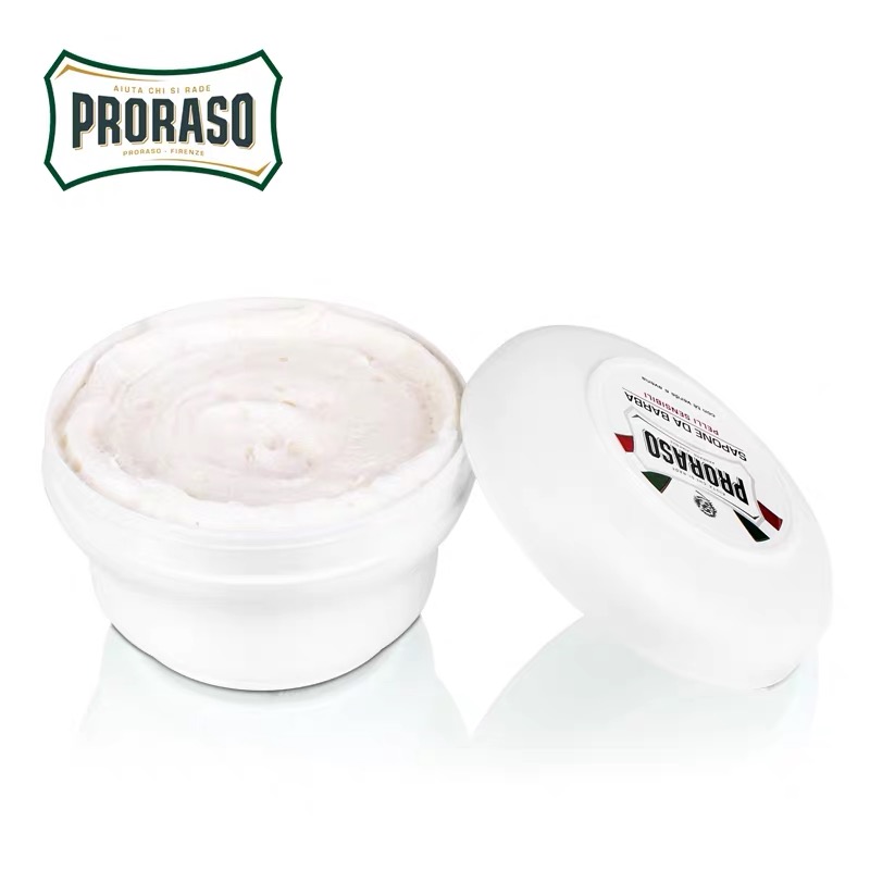 意大利PRORASO帕拉索燕麦剃须皂滋润啫喱刮胡泡沫软化刀须膏150ML - 图3