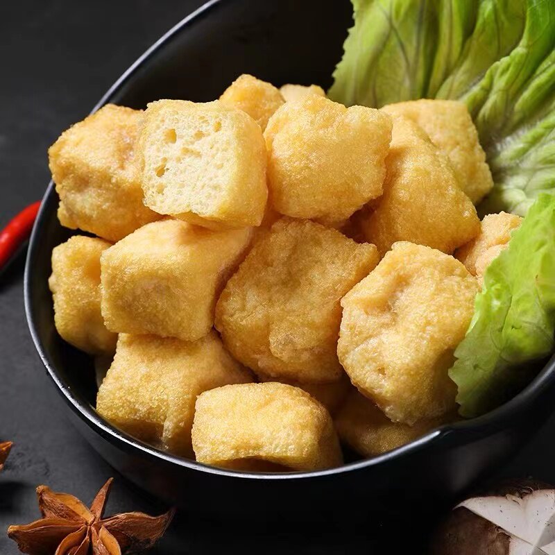 驿民豆腐泡火锅食材麻辣烫豆泡空心油豆腐炸豆腐泡火锅豆腐泡1kg