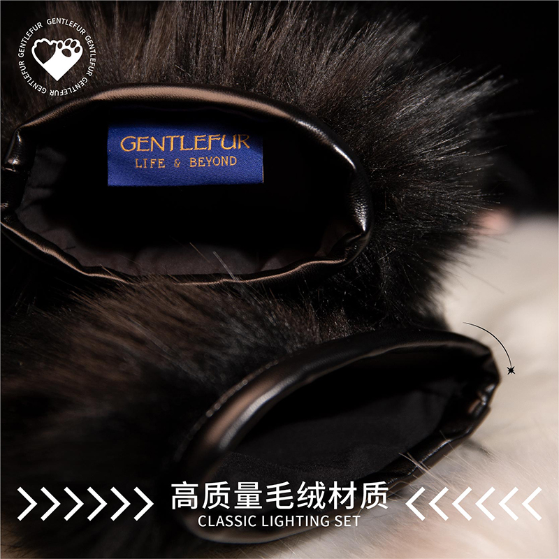 Furry兽爪 Gentlefur fursuit兽爪 深色系列手套 兽装爪子 cos - 图2