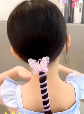 电话线发圈女编发头绳儿童头花