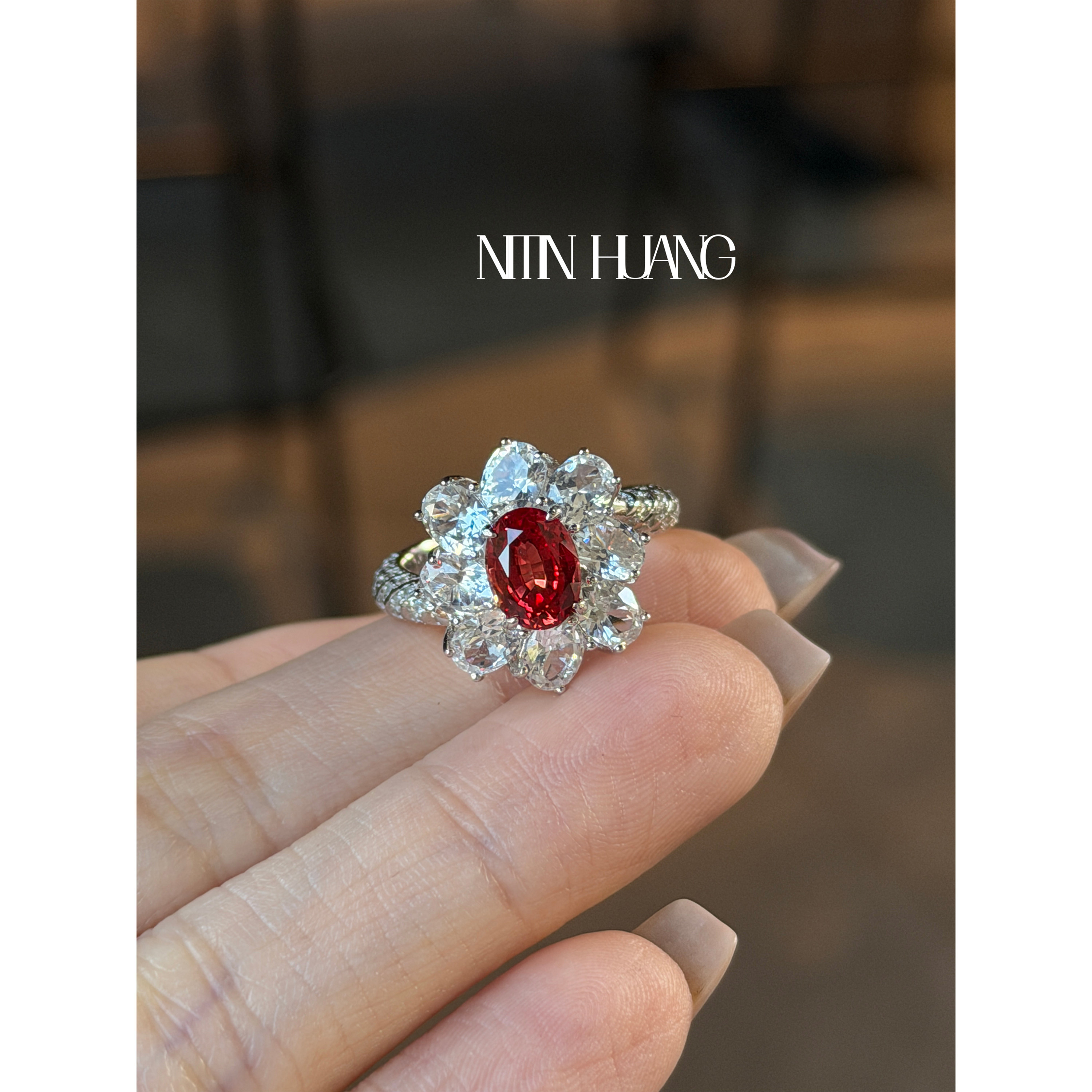 Cultured Sapphire Jedi Ring