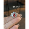 Cultured Sapphire Jedi Ring