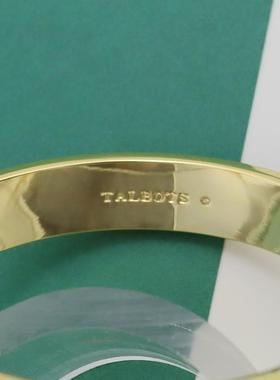 金边黑色白色格子款格纹时尚简约百搭弹簧磁石手镯