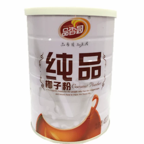 Специальный продукт Хайнань, чистый кокосовый порошок Xiangyuan, 400 г * 2 банки оригинального заменителя еды быстрого приготовления без сахарозы, кокосовое молоко, кокосовое молоко
