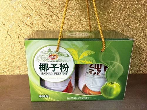 Специальный продукт Хайнань, чистый кокосовый порошок Xiangyuan, 400 г * 2 банки оригинального заменителя еды быстрого приготовления без сахарозы, кокосовое молоко, кокосовое молоко