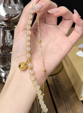 2026新中式禅韵叠戴手串复古福禄手链男女百搭手链礼物精致高级感