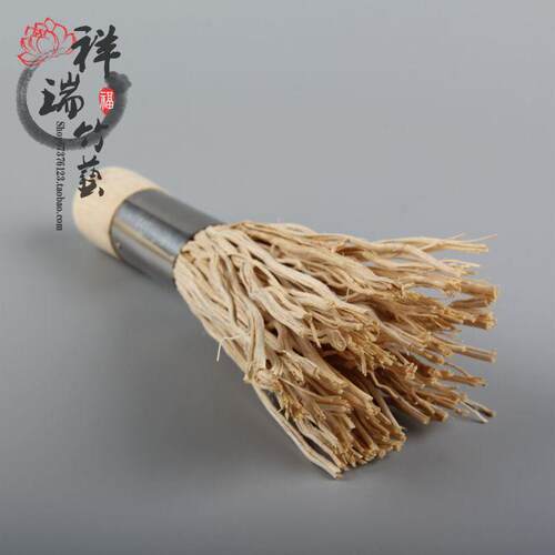 竹根锅刷竹制洗锅刷 清洗刷清洁器 厨房用刷环保竹刷子碗刷清洁球 - 图2