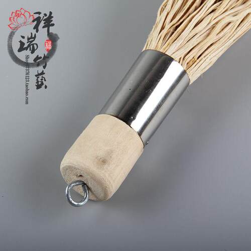 竹根锅刷竹制洗锅刷 清洗刷清洁器 厨房用刷环保竹刷子碗刷清洁球 - 图1