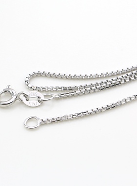 男极细短款925纯银项链锁骨链