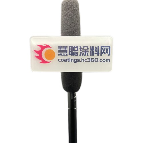 台标logo定制话筒套电视台直播麦克风牌定做麦牌长版麦标采访话筒 - 图3