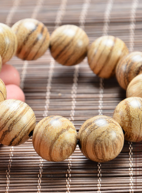 越南天然佛珠情侣男女款沉香手串