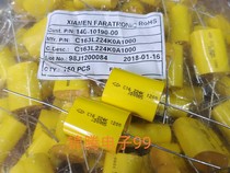 Original packaging Farah C16 series 0 22uf 1200v 220nf 220nf 224k axial mise-less film capacitor