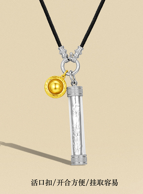 不拘吊坠挂绳女款红绳项链高档毛衣链925银活口扣挂玉坠符管唐卡