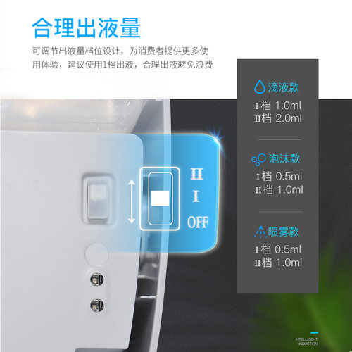 瑞沃自动感应洗手液机电动洗洁精挂壁器机泡沫皂液器盒壁挂式商用 - 图2