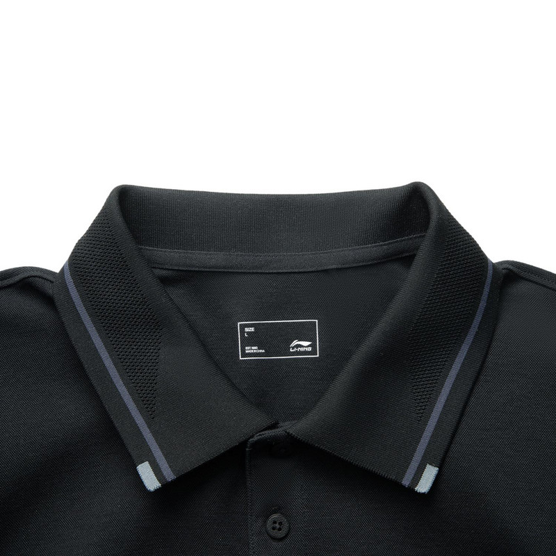 李宁男子短袖T恤健身系列速干冰感商务休闲可穿POLO衫APLV459,淘宝优惠券,粉丝福利购,淘宝优惠卷