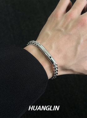 龙骨链钛钢手链男不掉色高级感潮