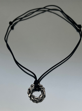 复古荆棘枯藤项链男2024秋冬款