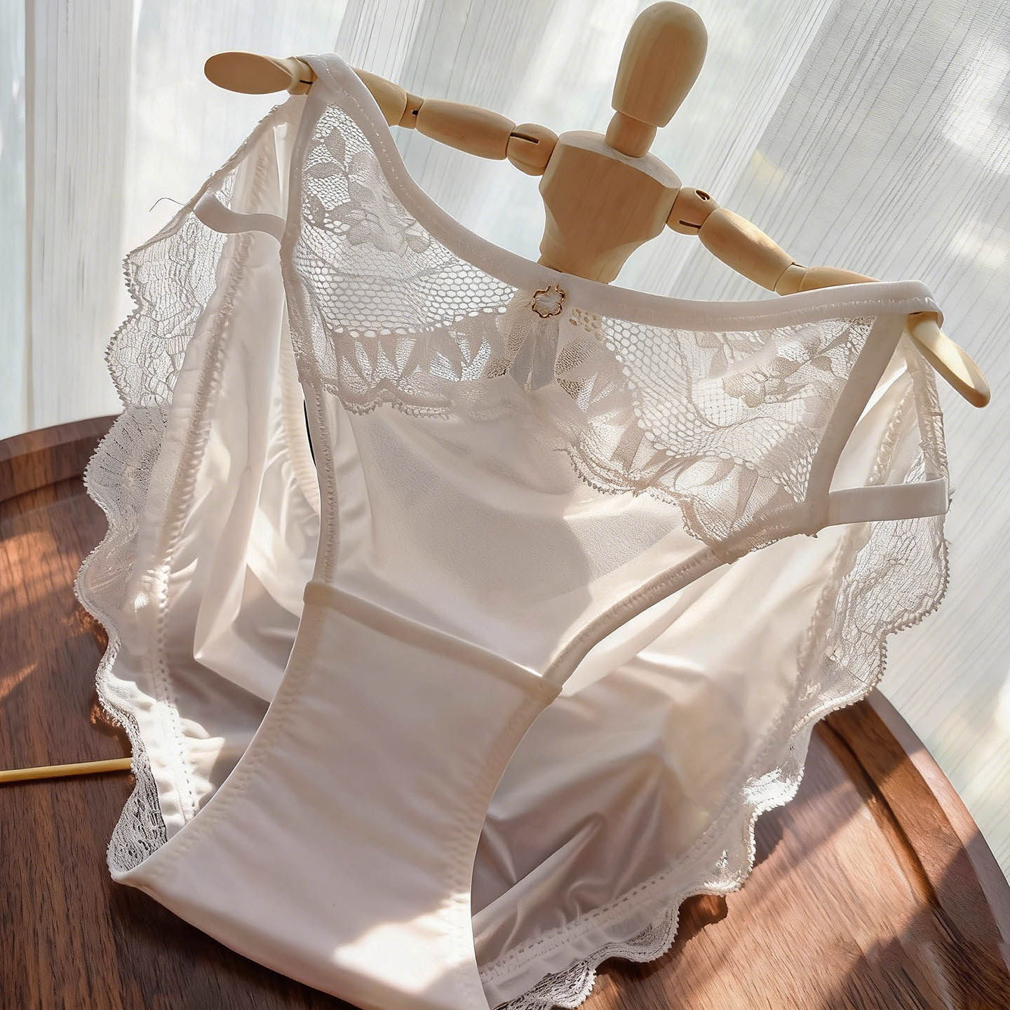 性感奶皮蕾丝内裤女 面膜内裤镂空女三角裤中腰无痕裸感舒适黑色,淘宝优惠券,粉丝福利购,淘宝优惠卷