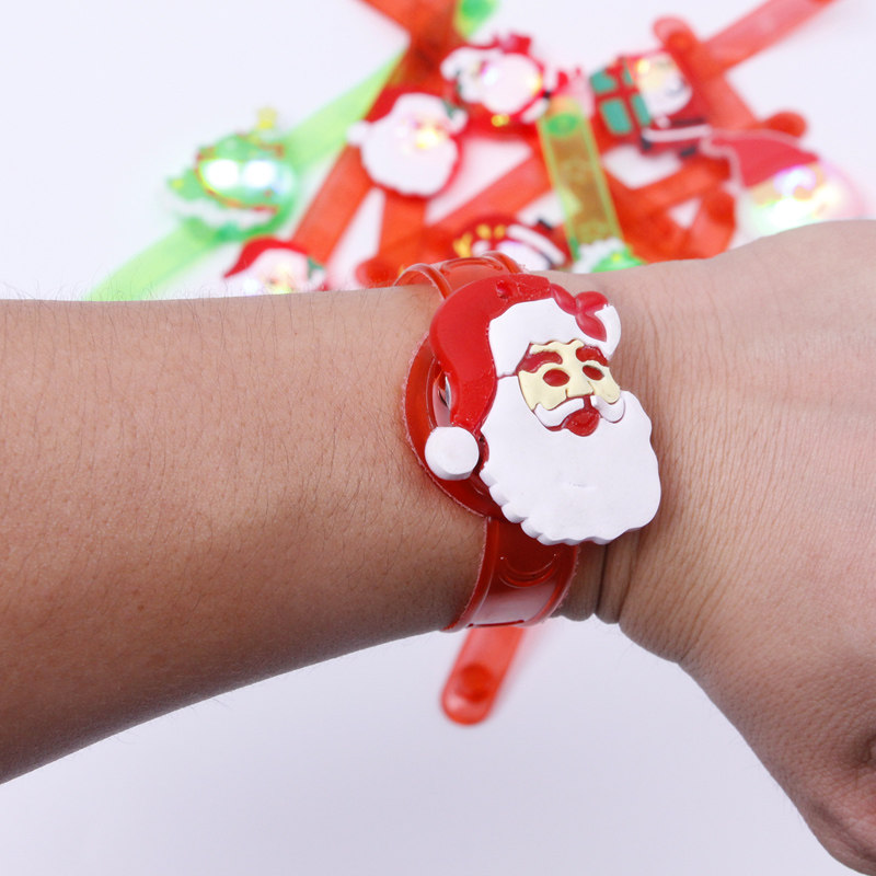 圣诞节手带儿童款卡通发光小礼品圣诞闪光万圣手环儿童装饰品手表,淘宝优惠券,粉丝福利购,淘宝优惠卷