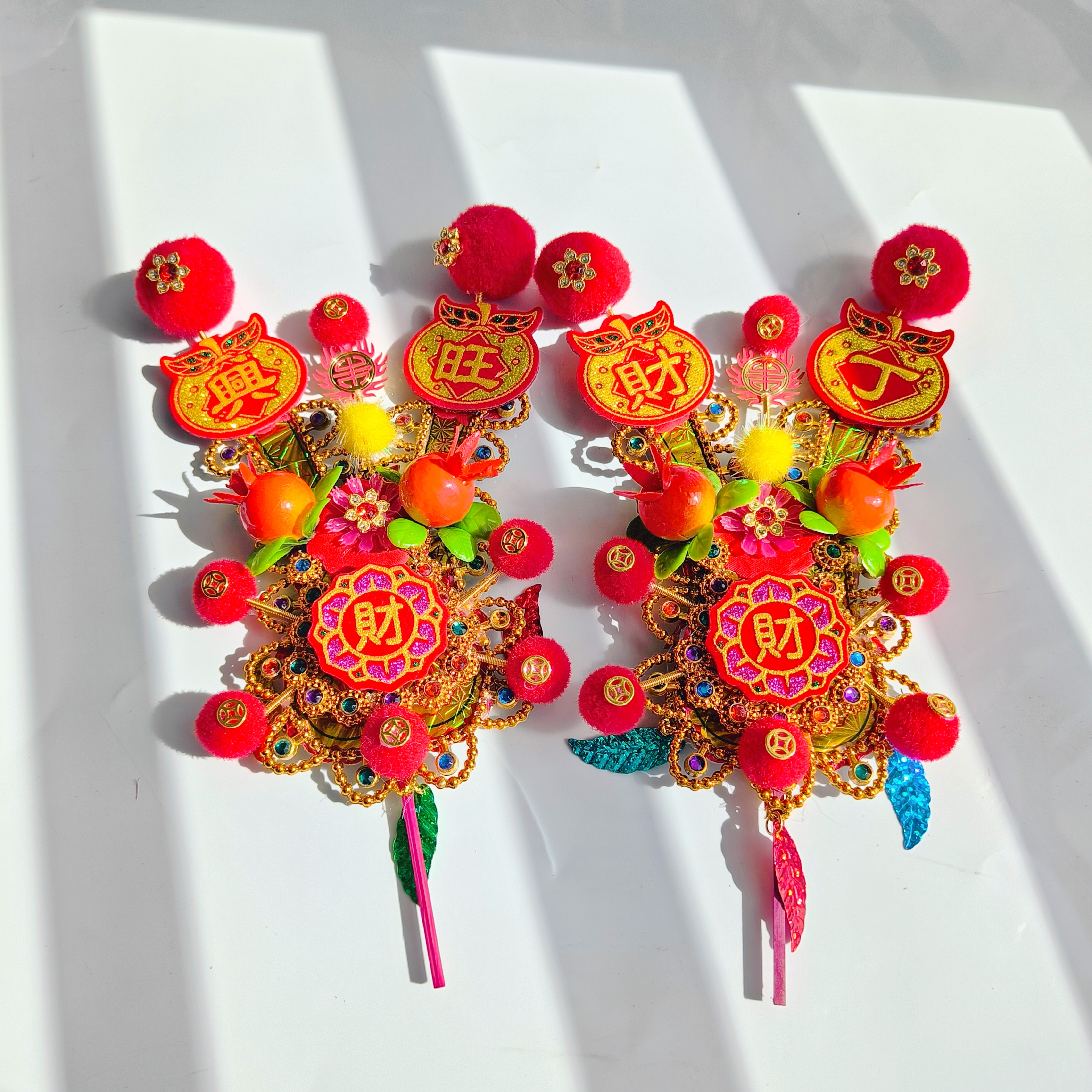 2026新款金花神花插香炉重手工潮汕闽南年尾拜老爷阿娘专用送红绸,淘宝优惠券,粉丝福利购,淘宝优惠卷