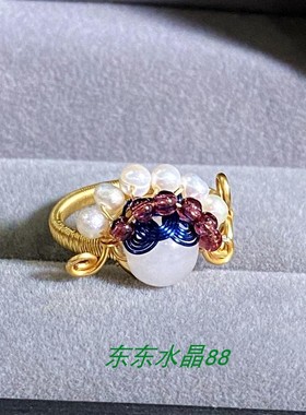 天然原创款14k包金刀马旦绕线