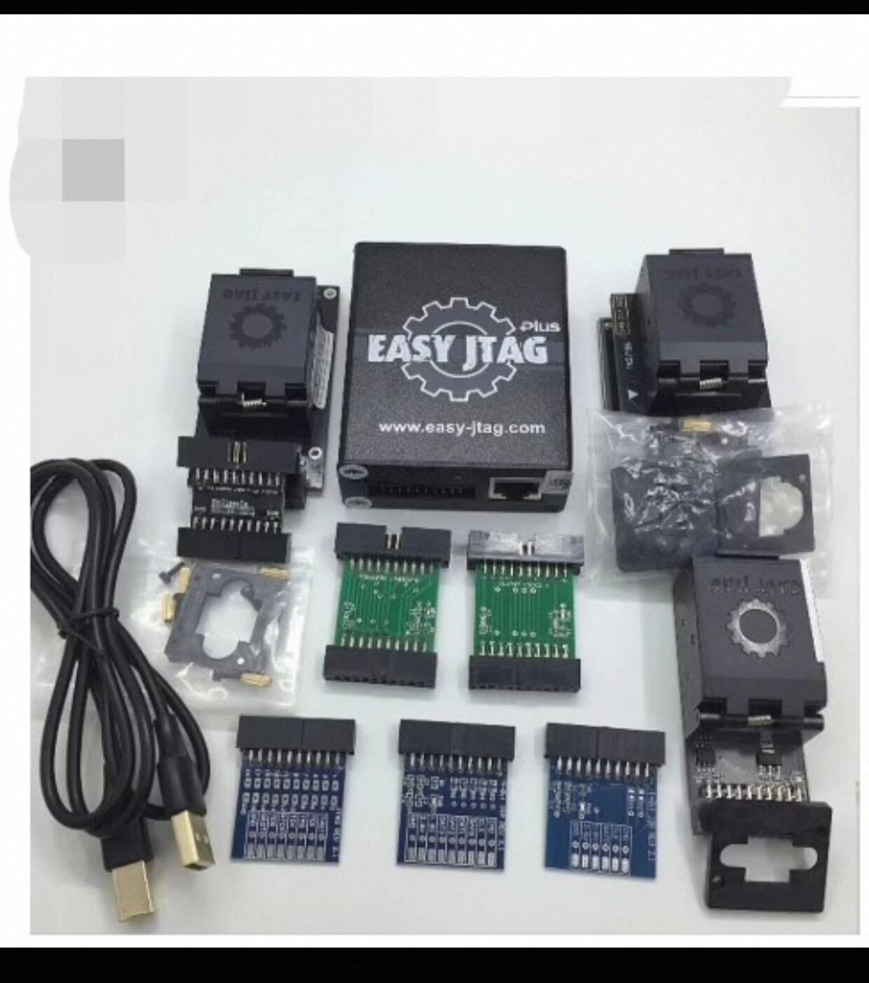 Easy jtag Plus Box Full原装正品2025新,Ufs153,254,Emmc 6in1座 - 图0