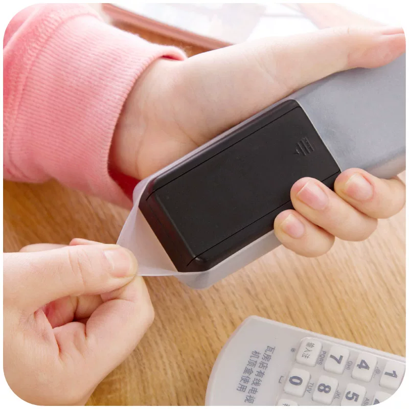 TV, silicone remote control, waterproof transparent protective case, storage bag, increased thickness