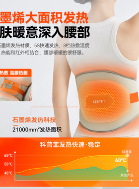 【1单只挣10】加热护腰带热灸保暖宫腹部发热敷腰部按摩仪器艾草