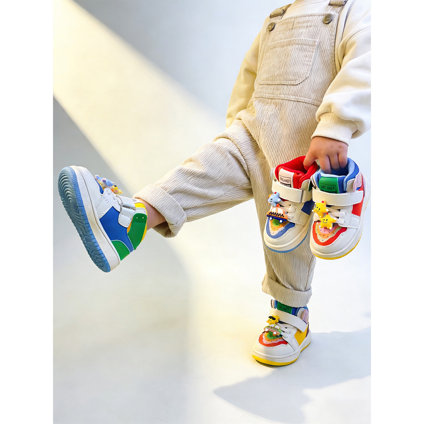 快乐星球~鸳鸯鞋儿童板鞋男童运动鞋2026新款软底女童宝宝鞋春秋,淘宝优惠券,粉丝福利购,淘宝优惠卷