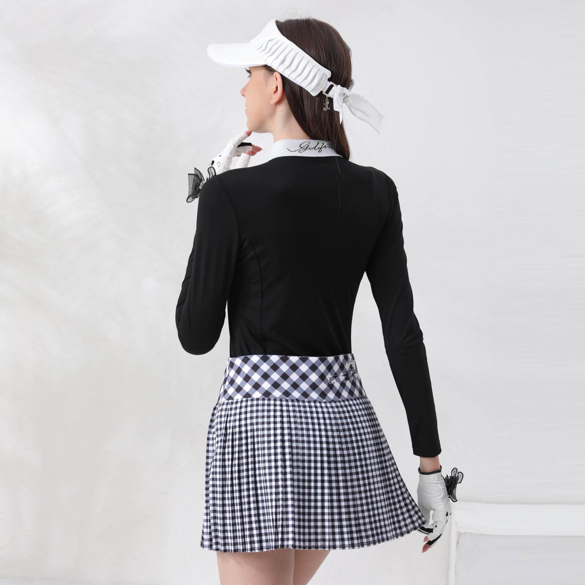 高尔夫女装长袖裙子网球套装女T恤golf服装女polo衫衣服上衣春秋,淘宝优惠券,粉丝福利购,淘宝优惠卷