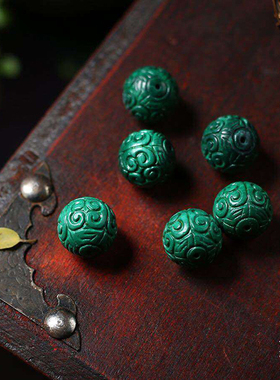 天然回纹散珠单颗水晶文玩手串