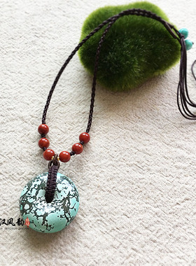 铁线网花天然湖北原矿平安扣原石